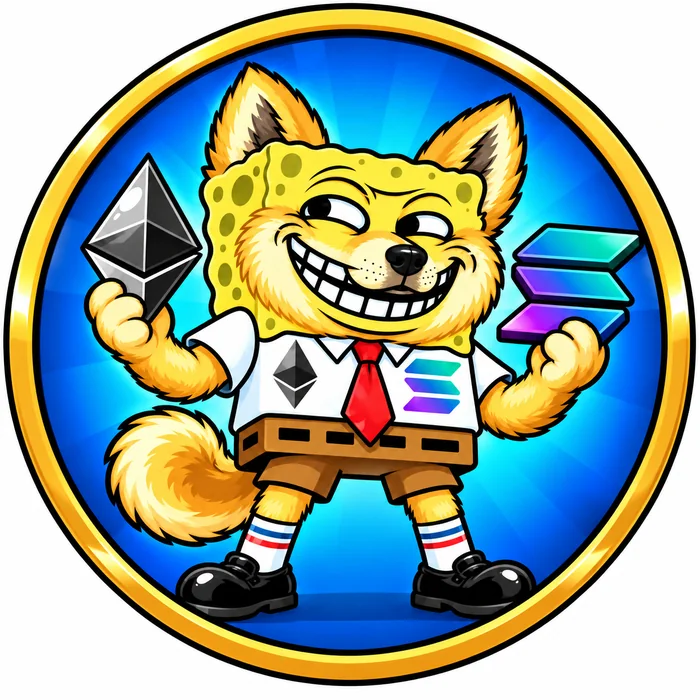 Trogebob circular meme token mascot